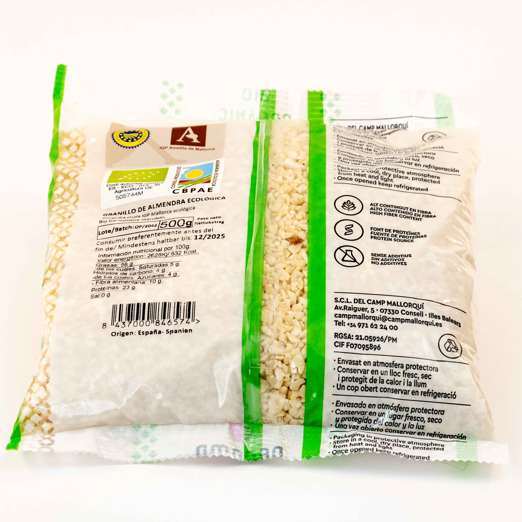 Mallorquinische Mandeln, gehackt