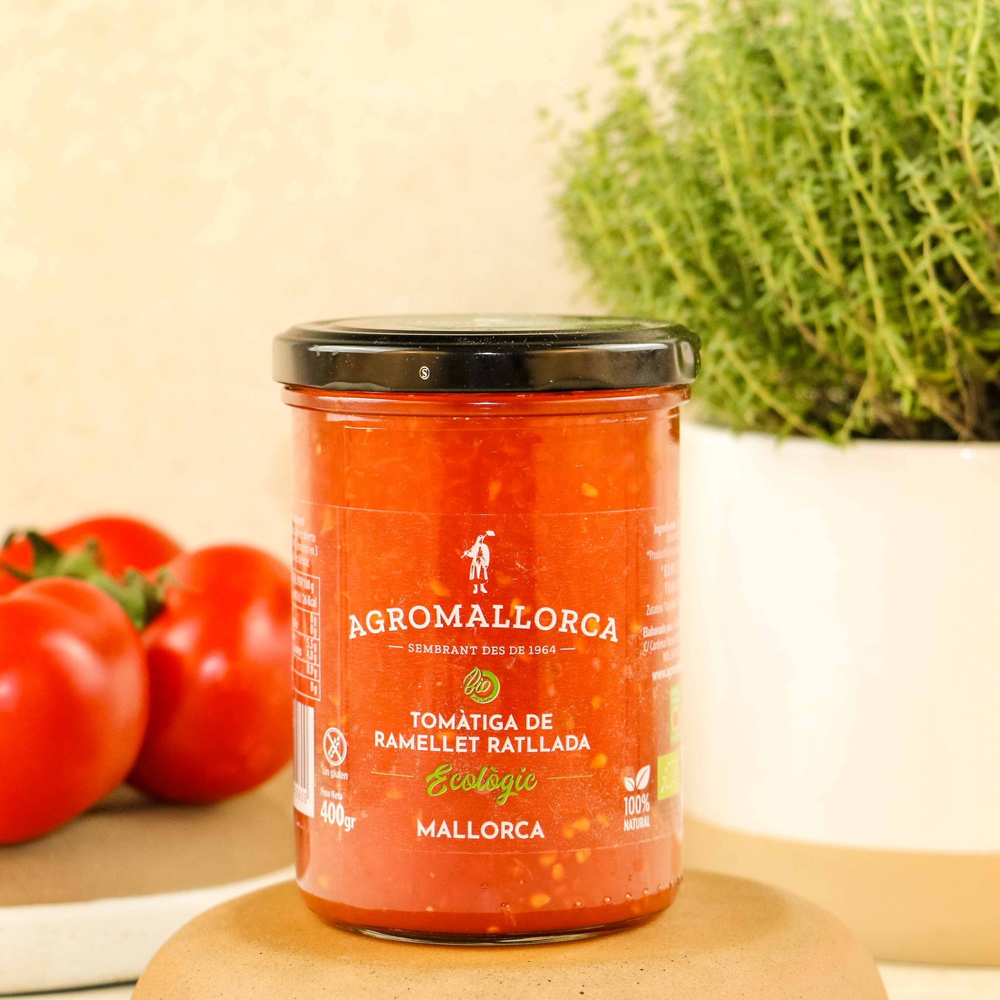 Griebene Ramellet Tomaten im Glas, Agromallorca