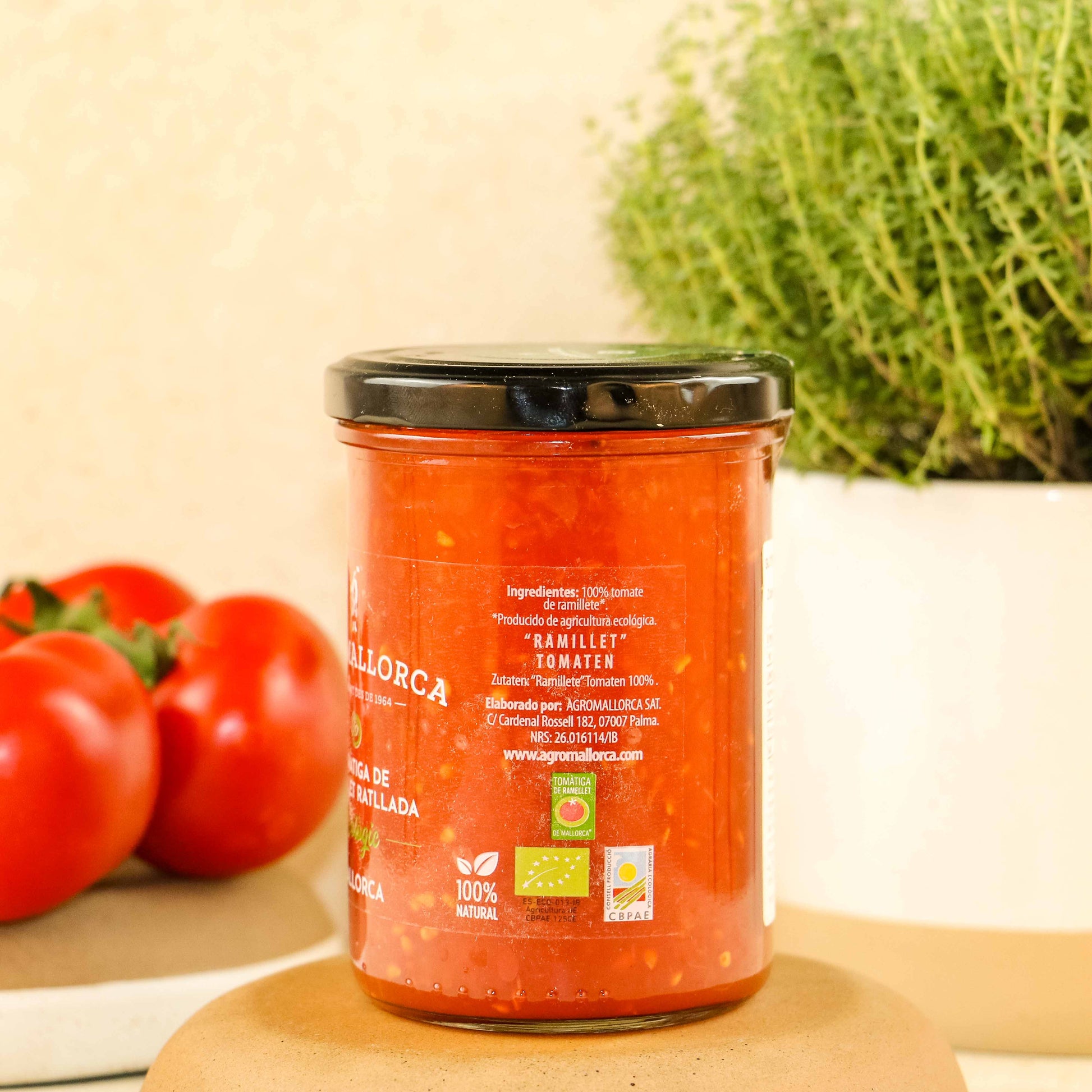 Griebene Ramellet Tomaten im Glas, Agromallorca