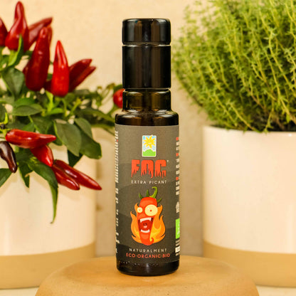 FOC Chilli-Olivenöl natur extra, Fet a Soller