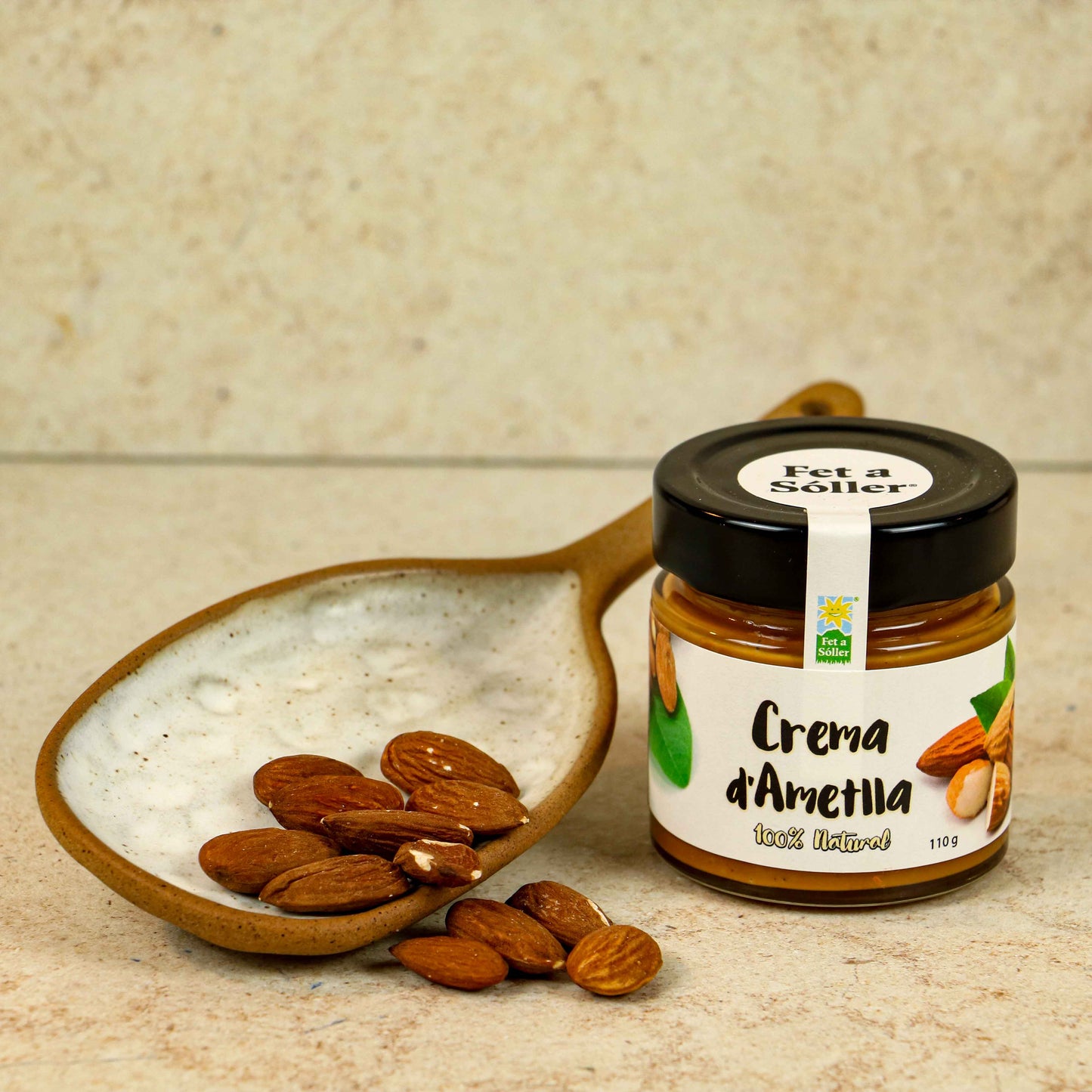 Natural almond cream