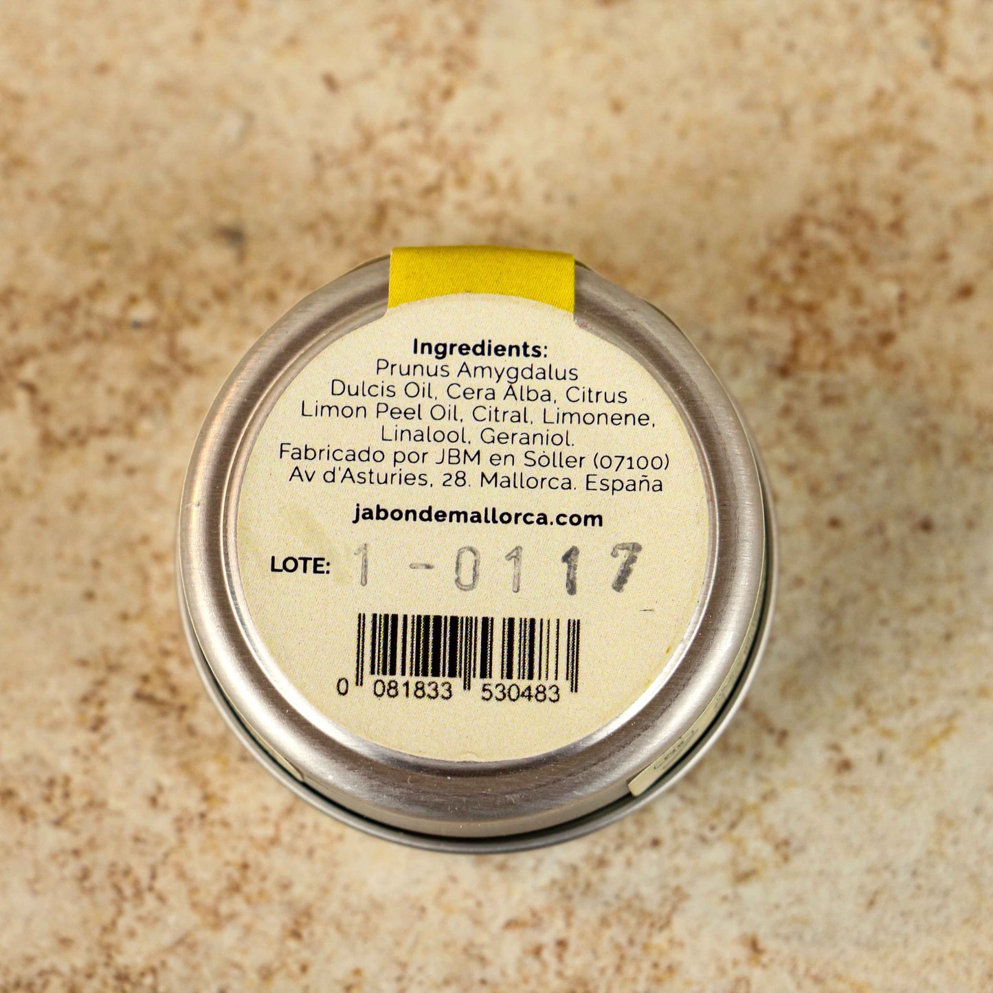 Balsamo Labial Lip Care Lemon